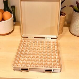 Custom Vial Storage Container Color Champagne Holds 100x3ml Vials Brand New